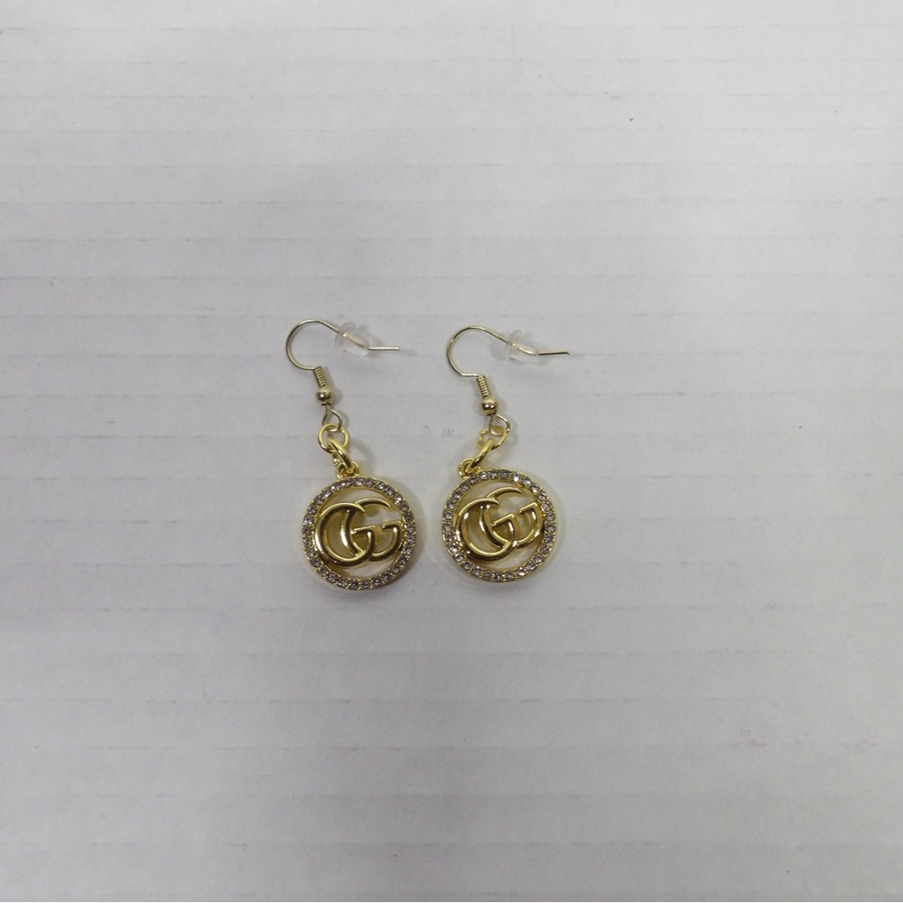 Gucci Gold Logo Earrings